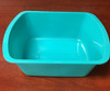 Wash Basin, Rectangular, 7 Quart, Turquoise #GP42006