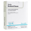 DermaRite® Bordered Gauze White Adhesive Dressing, 4 x 4 Inch #00262E