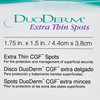 DuoDerm® Extra Thin Spot Hydrocolloid Dressing, 1½ x 1¾ Inch #187932