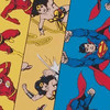 American® White Cross Stat Strip® Superman/Wonder Woman/Flash Kid Design Adhesive Strip, ¾ x 3 Inch #10790
