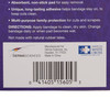 American® White Cross Stat Strip® Designer Safari Adhesive Strip, ¾ x 3 Inch #15605