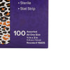 American® White Cross Stat Strip® Designer Safari Adhesive Strip, ¾ x 3 Inch #15605