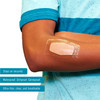 Nexcare™ Waterproof Knee / Elbow Sheer Adhesive Strip, 2-3/8 x 3½ Inch #581-08