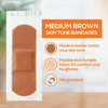TruColour® Brown Adhesive Strip, 1 x 3 Inch #TCB-121
