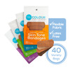 TruColour® Beige / Olive / Brown / Dark Brown Adhesive Strip, 1 x 3 Inch #TCB-400