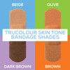 TruColour® Beige / Olive / Brown / Dark Brown Adhesive Strip, 1 x 3 Inch #TCB-400