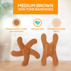 TruColour® Brown Adhesive Strip, Knuckle / Fingertip #TCB-NKF