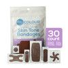 TruColour® Dark Brown Adhesive Strips, Assorted Shapes and Sizes #TCB-PASD