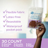 TruColour® Dark Brown Adhesive Strips, Assorted Shapes and Sizes #TCB-PASD