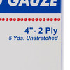 Dukal™ Sterile Fluff Bandage Roll, 4 Inch x 5 Yard, 2-Ply #454