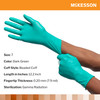 McKesson Perry® Performance Plus Polychloroprene Surgical Glove, Size 7, Dark Green #20-2570N