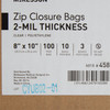 McKesson Zip Closure Bag, 8 X 10 Inches #4581