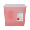 McKesson Prevent® Red Sharps Container, 1-1/4 Gallon, 10-3/4 x 10-1/2 x 4-3/4 Inch #2262