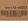 McKesson Black Polypropylene Hairbrush, 7.67 Inch #16-HB01