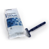McKesson Disposable Razor, Twin Blade, Lubricated Strip, Blue #16-RZ11