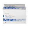McKesson Twin-Blade Disposable Razor, Blue #16-RZ50