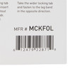 McKesson Foley Catheter Holder Leg Strap With Dual-Locking Tabs, 2 x 24 Inch #MCKFOL