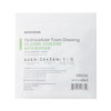 McKesson Silicone Adhesive with Border Silicone Foam Dressing, 4 x 4 Inch #4843