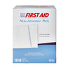American® White Cross Nonadherent Dressing, 3 x 4 Inch #7575033