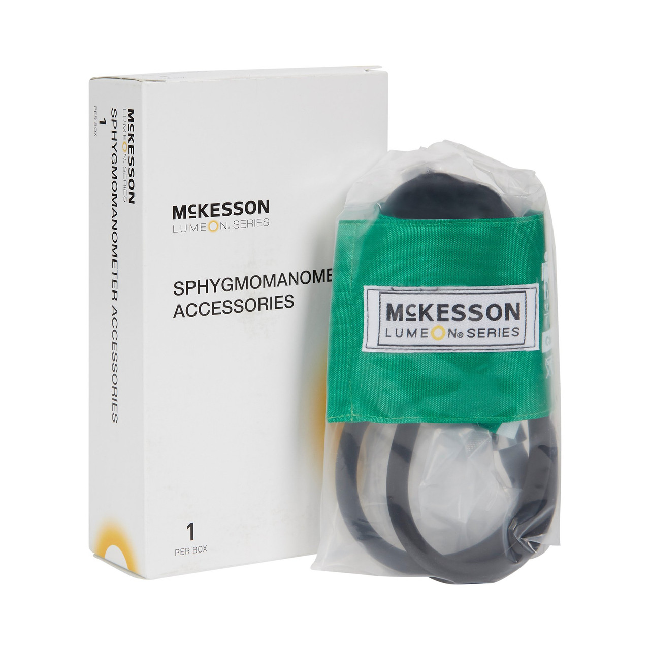 McKesson LUMEON Blood Pressure Cuff and Bulb, Nylon Cuff, Large