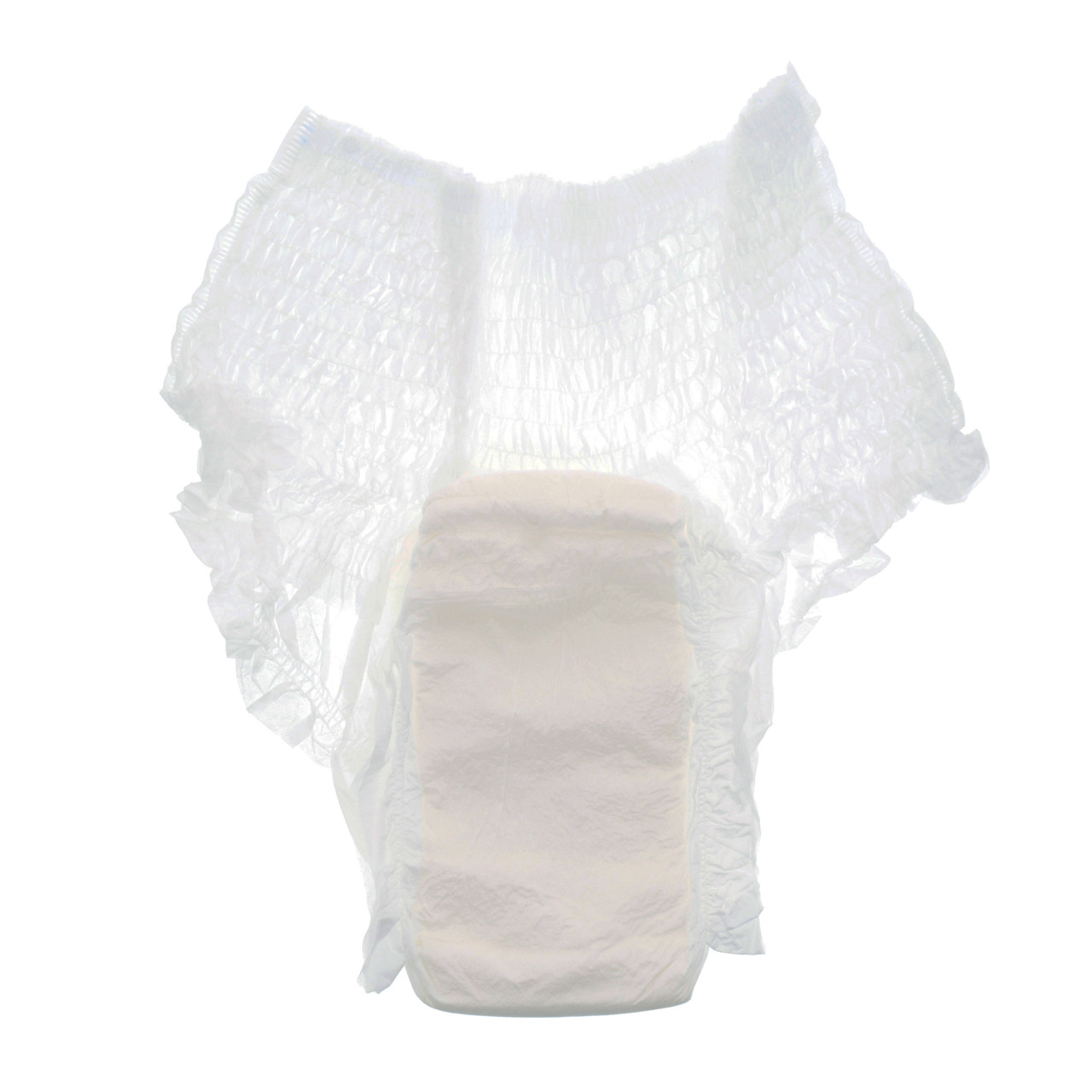 Simplicity Unisex Adult Disposable Underwear, Moderate Absorbency, White,  Large, 44 to 54 Inch Waist #1845