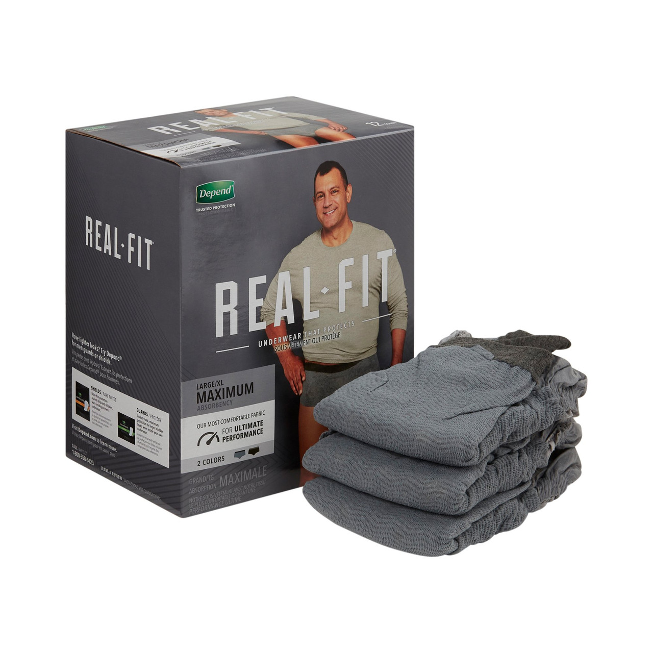 Depend® FIT-FLEX® Male Absorbent Underwear, X-Large #53746