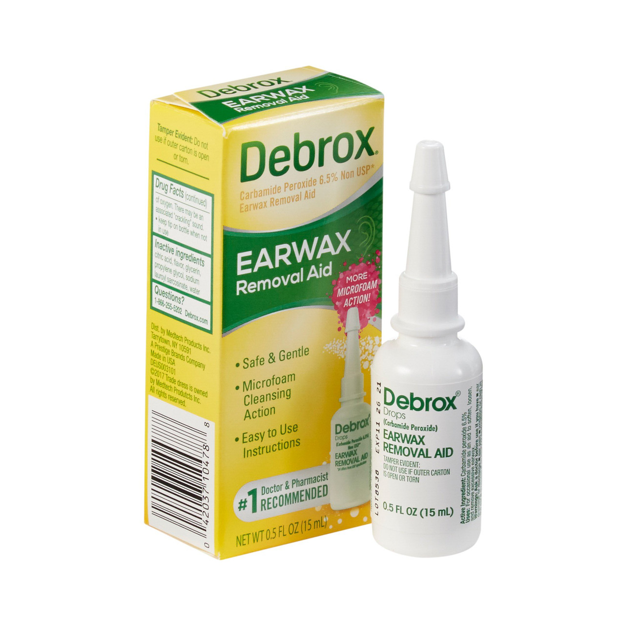 Debrox Ear Wax Remover 0.5 oz. Dropper Bottle