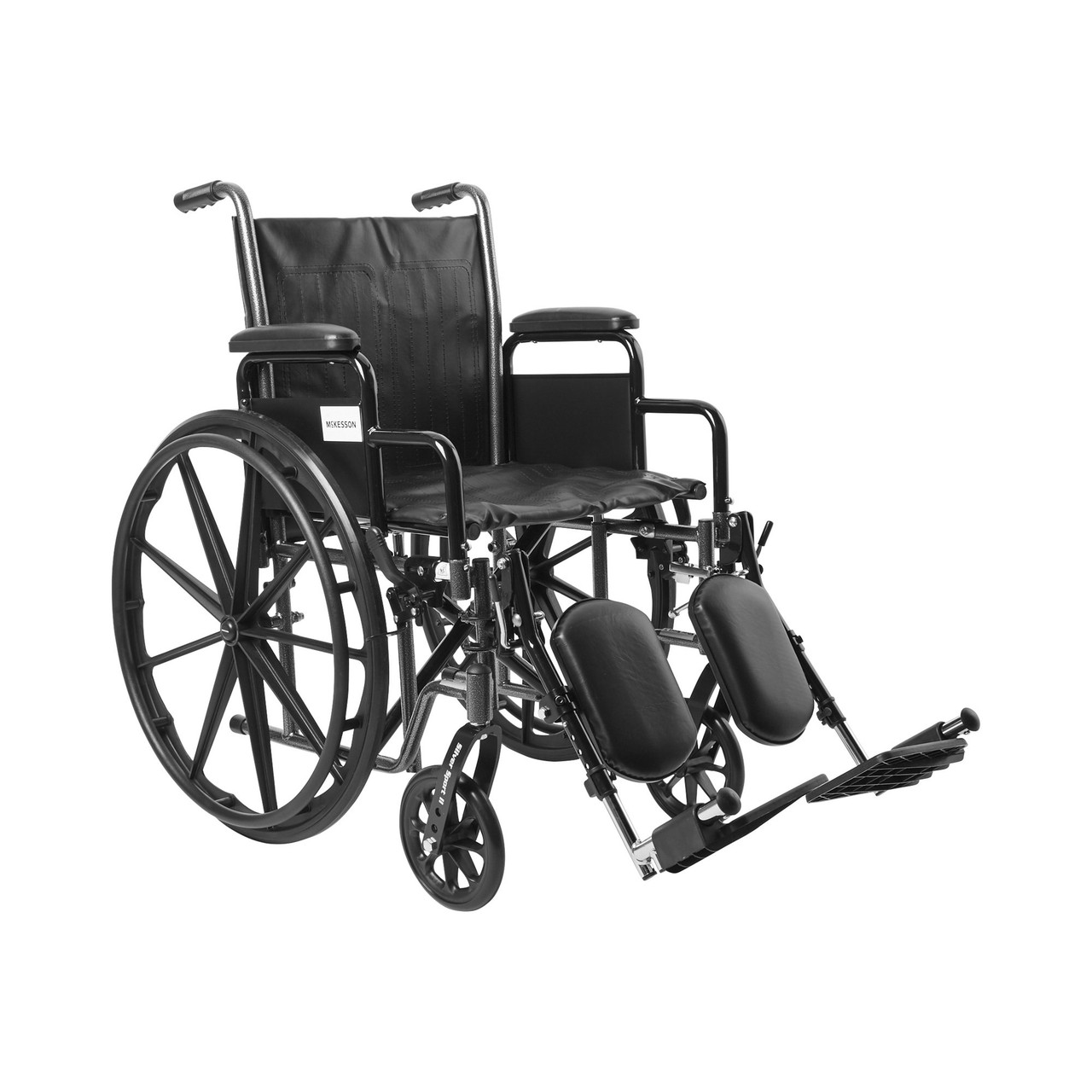 McKesson Wheelchair, 18 Inch Seat Width #146-SSP218DDA-ELR