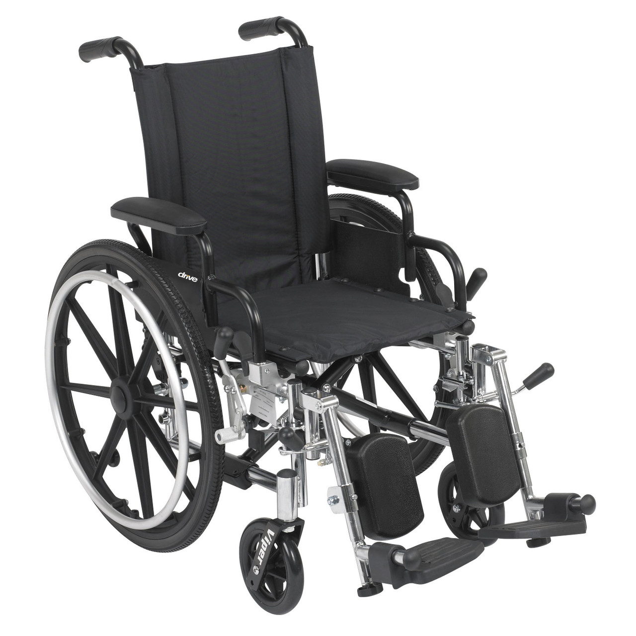 drive™ Viper Lightweight Wheelchair, 14-Inch Seat Width #L414DDA-ELR
