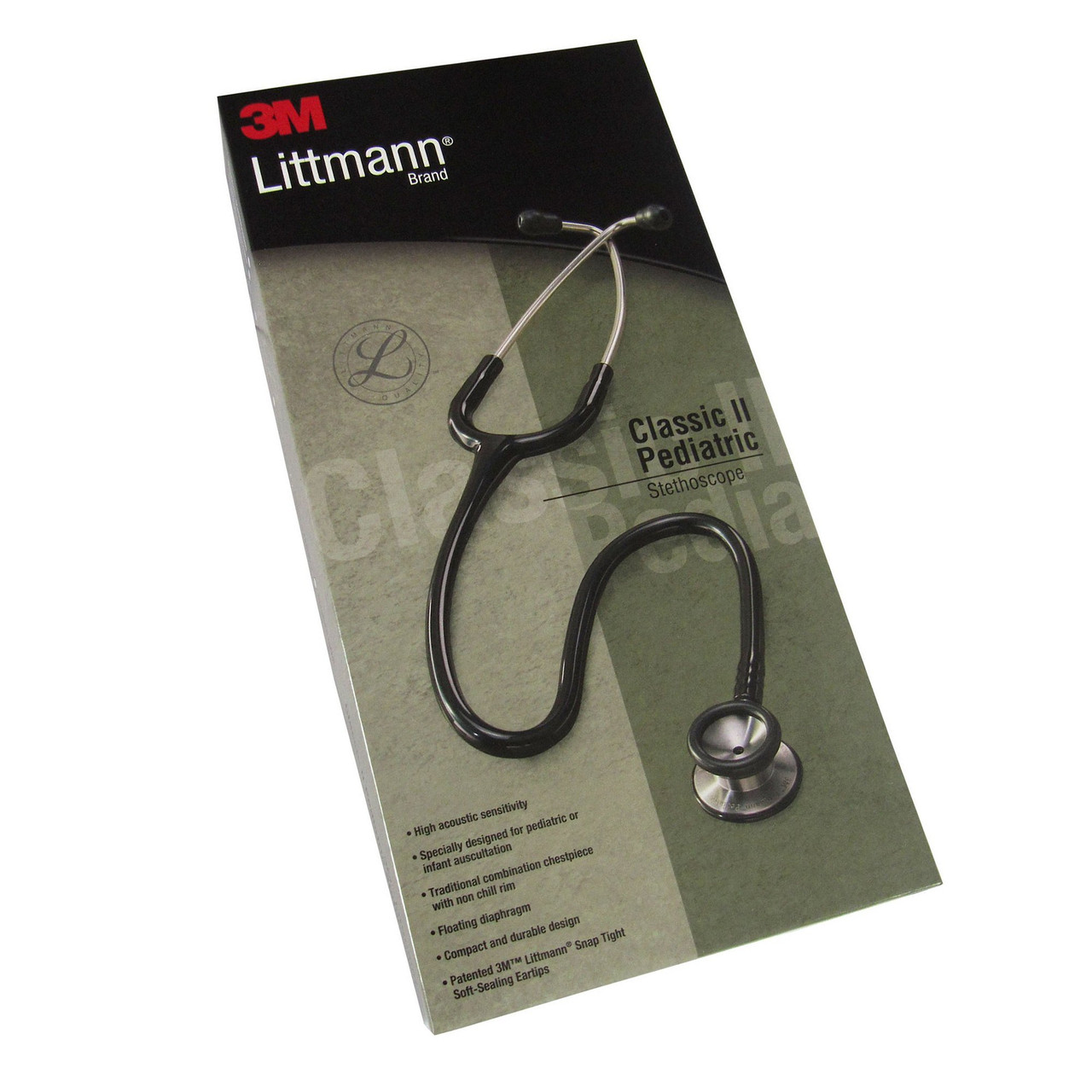 3M™ Littmann® Classic II Pediatric Stethoscope, Black #2113