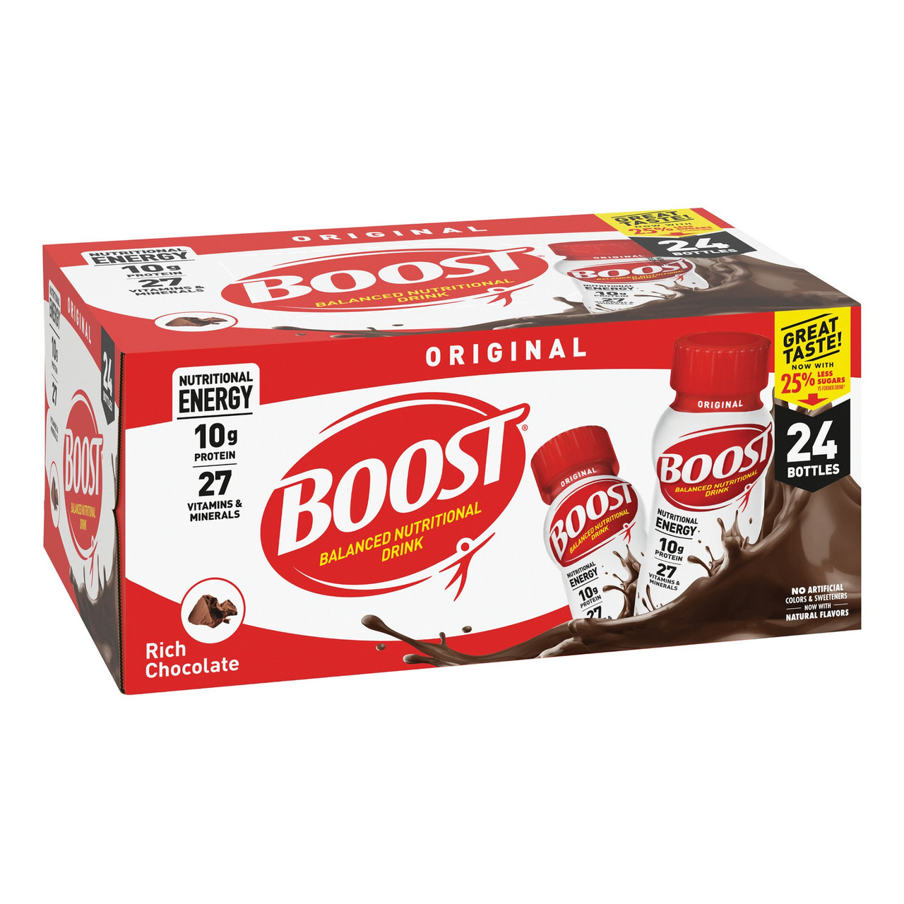 boost drink boxes Original Ready to Nutritional Drinks, Rich Chocolate, 8 Fl Oz Bottles (Pack of 24) : Grocery & Gourmet Food Boost Original Complete Nutritional Drinks Rich Chocolate Boost Original Chocolate Balanced Nutritional