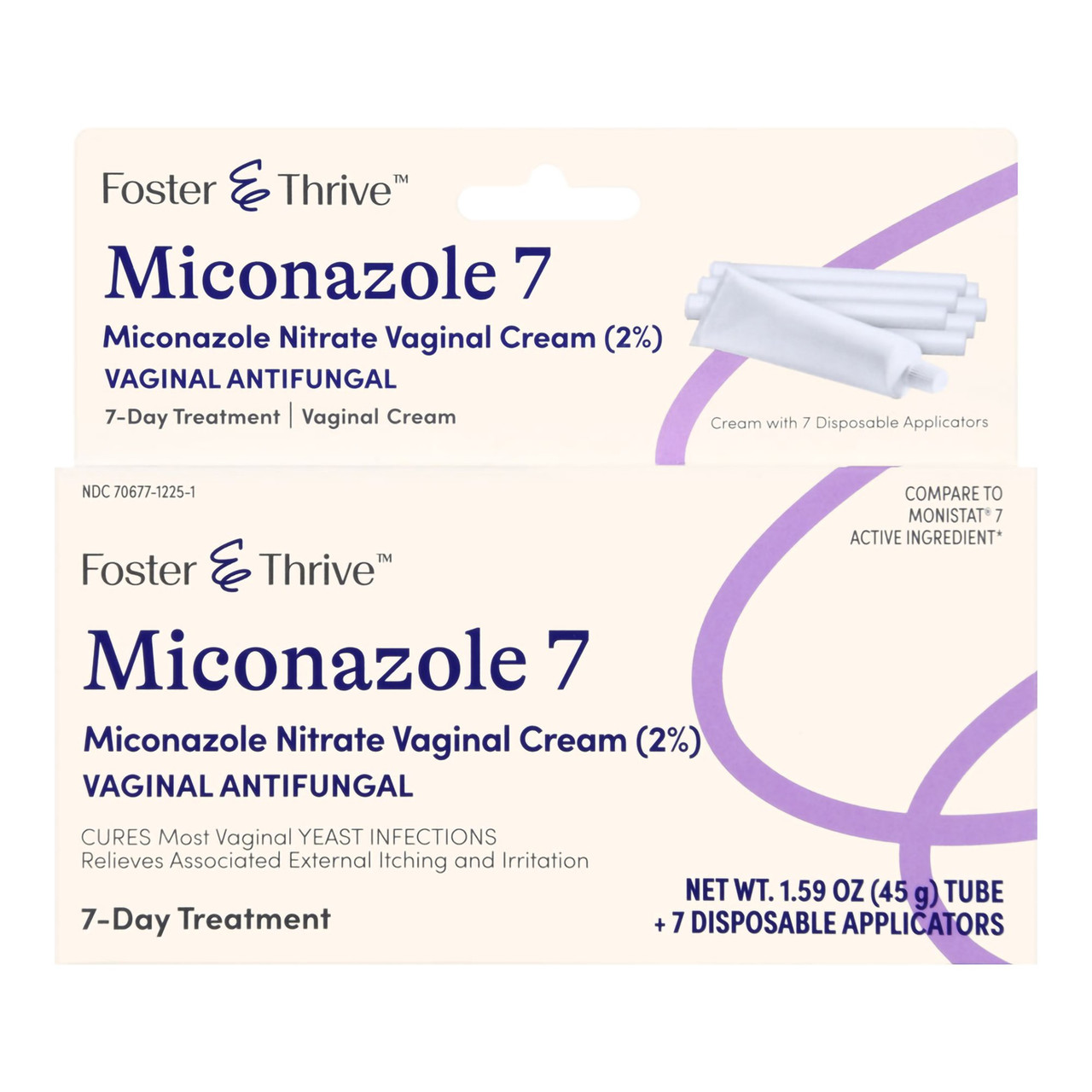 Foster & Thrive™ Miconazole 7 Miconazole Nitrate Vaginal Cream (2