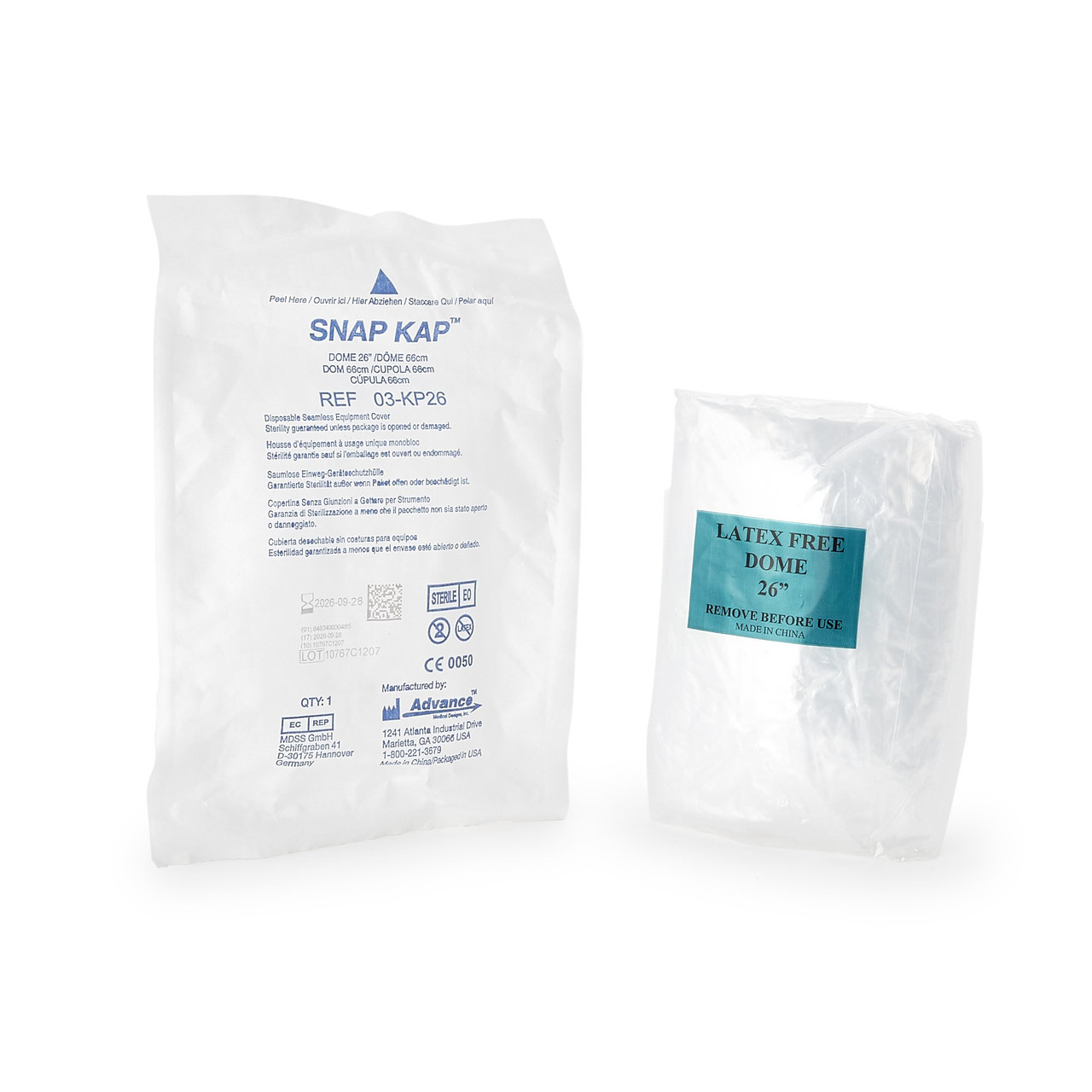 Snap Kap™ Dome Cover, 26-Inch Depth #03-KP26