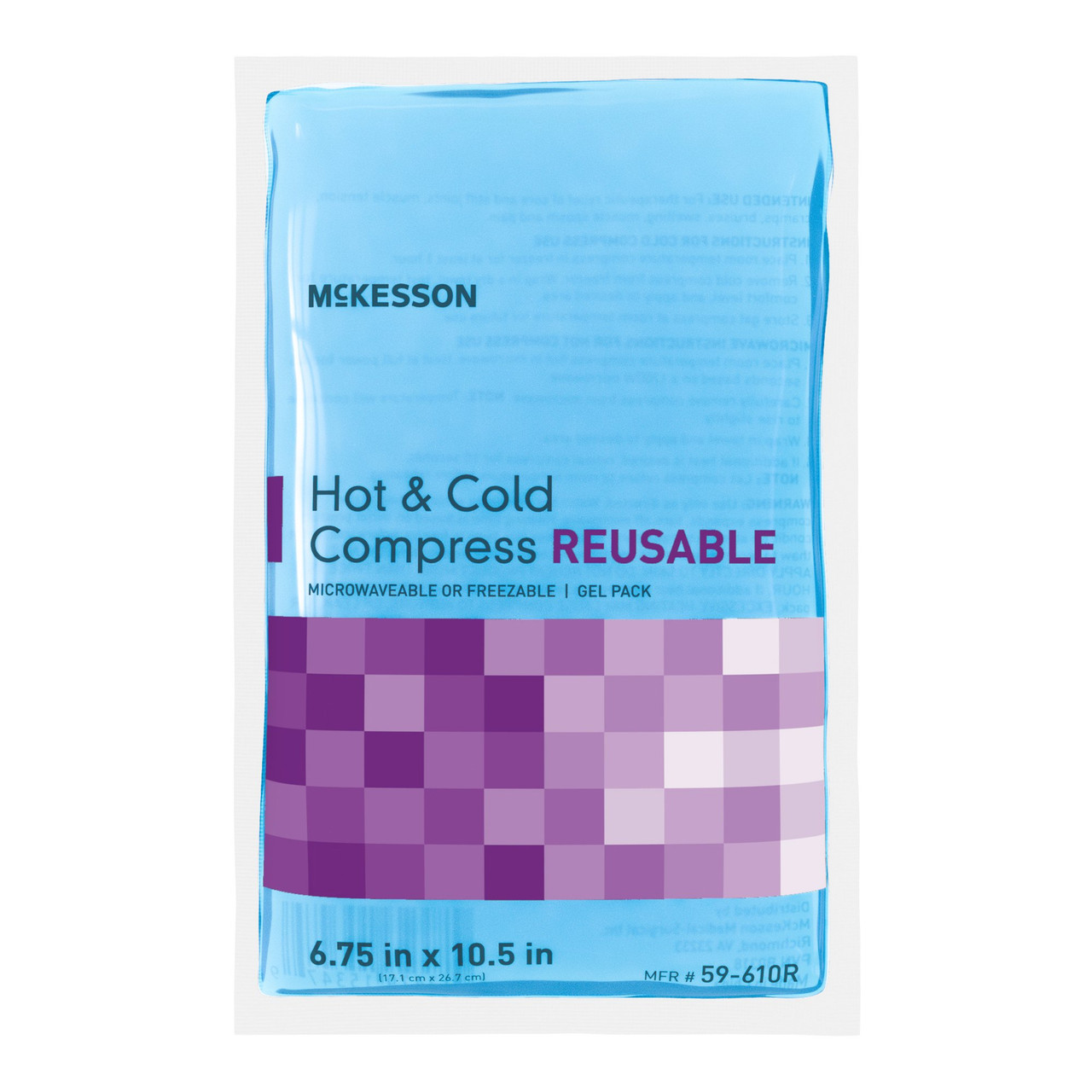 McKesson Cold and Hot Pack, Reusable, 6¾ x 10½ Inch #59-610R