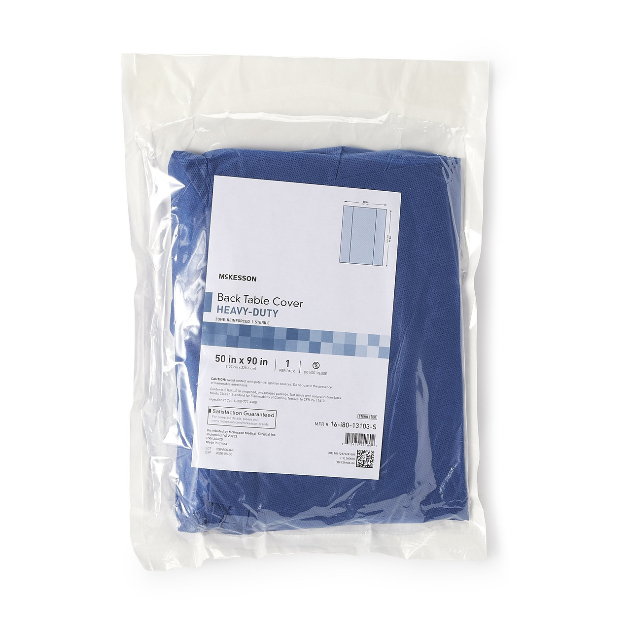 McKesson Table Drape, 50 x 90 Inch #16-I80-13103-S