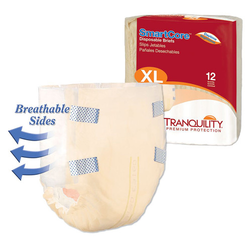 Tranquility HI-Rise Bariatric Disposable Briefs 2192