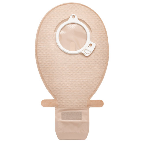 SenSura® Click Wide Two-Piece Drainable Opaque Filtered Ostomy Pouch, 11½ Inch Length, Maxi , 40 mm Flange #11124