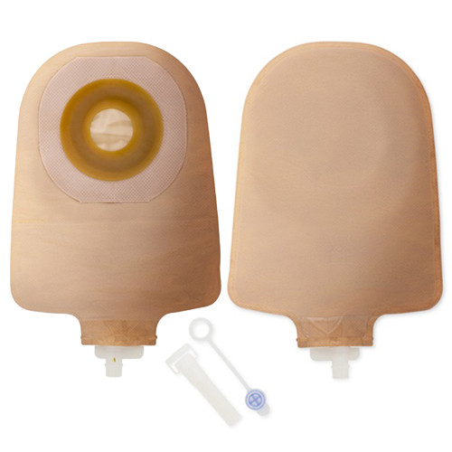 Premier™ One-Piece Drainable Transparent Urostomy Pouch, 9 Inch Length, 3/4 Inch Stoma #8467