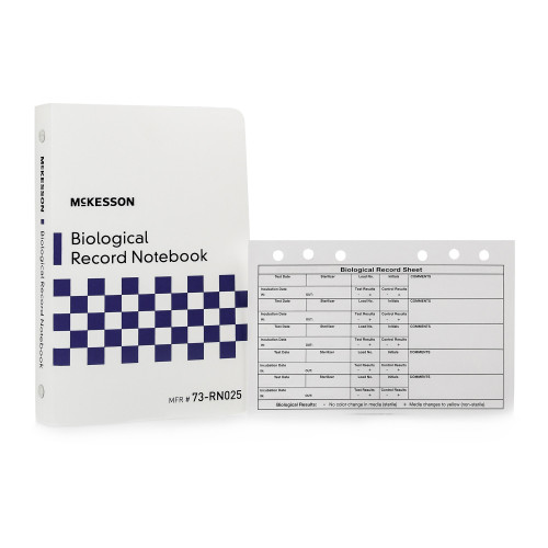 McKesson Performance Biological Record Notebook #73-RN025
