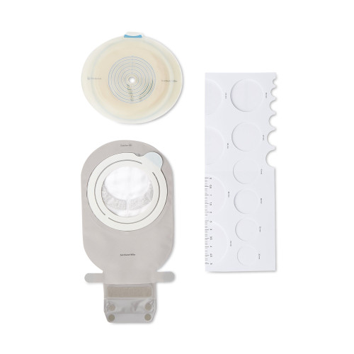 SenSura® Mio Two-Piece Drainable Transparent Ostomy Pouch Kit, Maxi Length, 1 to 1-1/16 Inch Stoma #21010