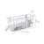 Mabis® Walker Basket, For Use With Walkers, 16 in. L x 5.5 in. W x 7 in. H, Plastic #510-1085-1900