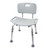 McKesson Removable Back Aluminum Bath Bench, 15½ – 19½ Inch, Gray #146-12202KD-4