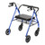 McKesson Bariatric Blue Folding Steel Four-Wheel Rollator #146-10215BL-1