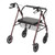 McKesson Bariatric Red Folding Steel Four-Wheel Rollator #146-10215RD-1