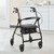 McKesson Folding Aluminum Four-Wheel Rollator, Black #146-R726BK