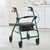 McKesson Folding Aluminum Four-Wheel Rollator, Green #146-R726GR