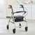 McKesson Folding Aluminum Four-Wheel Rollator, Silver #146-R726SL