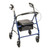 drive™ Steel Rollator with 6 Inch Wheels, Blue #R800KD-BL