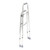 drive™ Hemi Aluminum Side Step Folding Walker, 29½ – 37 Inch Height #10240-1