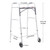 McKesson Folding Aluminum Walker #146-10210-1